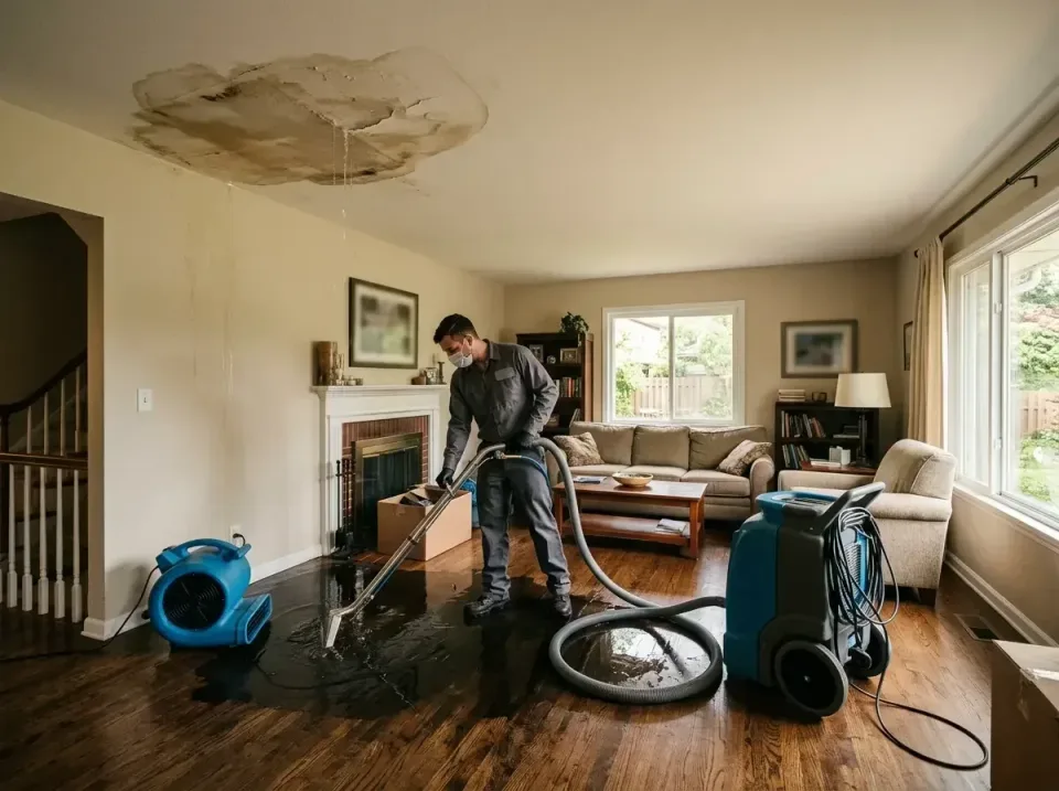 attic-pipe-burst-ceiling-drip-008 — frequently asked questions, Water Damage Restoration & Carpet Care in Worthington, MN